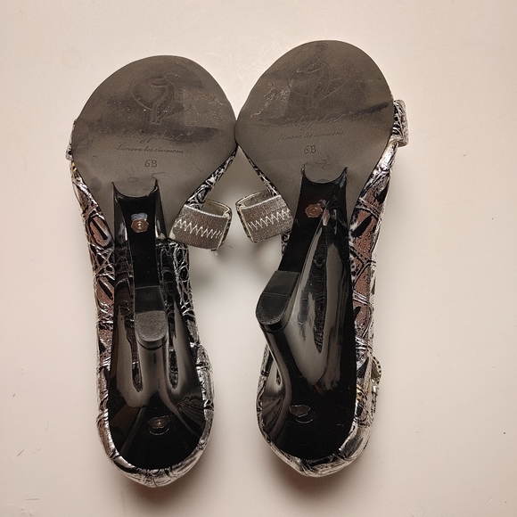 Baby Phat Platform Wedge Heels 6B - Picture 7 of 9